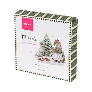Šķīvis MIRACLE 10 cm (jaunais kaula porcelāns)