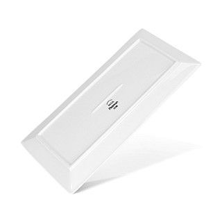 Taisnstūra šķīvis MIRACLE 30,5x15 cm (jaunais kaula porcelāns)