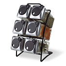 Prieskonių rinkinys 6x110 ml ant stovo (stiklas), art. 6434