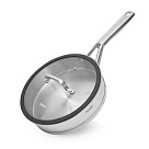 Глубокая сковорода с крышкой 24 см Fabia