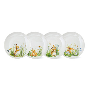 4 lėkščių rinkinys RABBIT 20 cm (porcelianas)