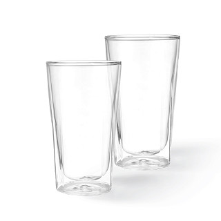 Cup set 2pcs RISTRETTO 300 ml double wall glass (borosilicate glass)