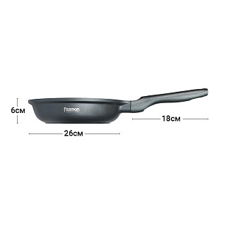 Frying pan PRESTIGE 26x6 cm with induction bottom (aluminium with non-stick coating)