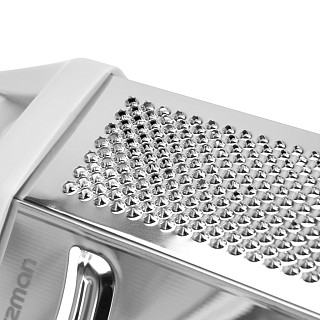 Grater 24cm six-sided (stainless steel + plastic)