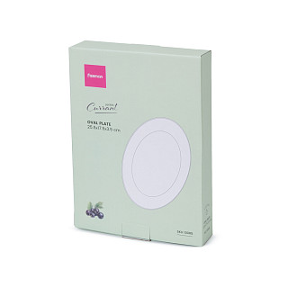 Ovāls šķīvis CURRANT 25,5 × 17,5 × 3,5 cm (porcelāns)