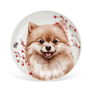 Porcelain plate 14.5 cm Dog