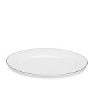Oval plate PLATINUM 29.5×21.5 cm (porcelain)