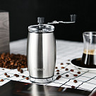 Manual coffee grinder 16 cm (ABS body with stainless steel shell, ceramic grinder), art.8252