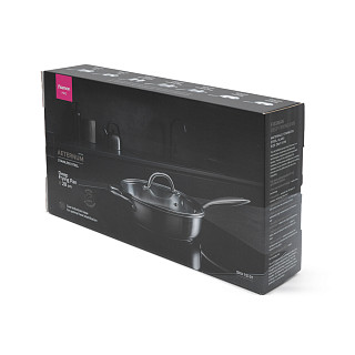 Gili keptuvė AETERNUM 28x7,5 cm su stiklo dangčiu (nerūd. pl.)