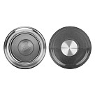 Double wall vacuum travel mug 450 ml Grey color (stainless steel), art. 9623