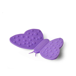 Butterfly-shaped pot-holder with magnet (silicone) (24 pcs per tube display box)
