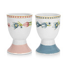 Set of 2 egg holders EASTER (new bone china)