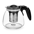 Tējkanna 900 ml ar tērauda filtru (karstumizturīgs stikls)