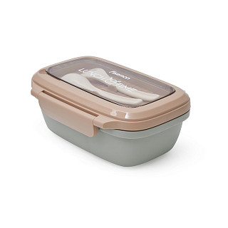 2 nodalījumu pusdienu kaste 850 ml / 19,7 х 14 х 8,2 (plastmasa)