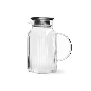 1,5 l vandens ąsotis (karščiui atsparus stiklas), art. 6586