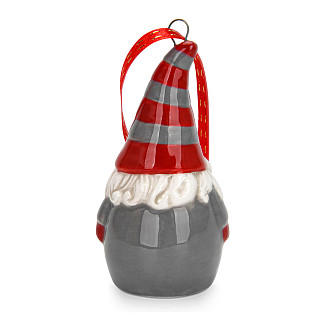 Новогодняя елочная игрушка 4х3,5 см, art. 0417