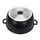 Stockpot NORD STONE 32x14.5 cm / 9.9 LTR with glass lid (cast aluminium with non-stick coating)