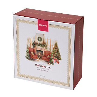 Salātu bļoda Christmas Eve 23,5x6,5 cm (porcelāns), art. 16029