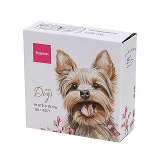 Porcelianinė lėkštelė 10 cm Dogs