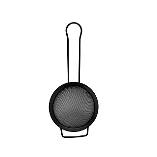 Strainer with handle 12 cm (black), art. 8440