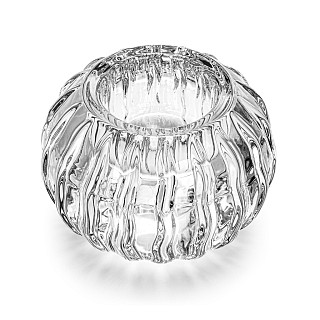 Arbatinės ir ilgų žvakių laikiklis 10x6,5 cm (stiklas)