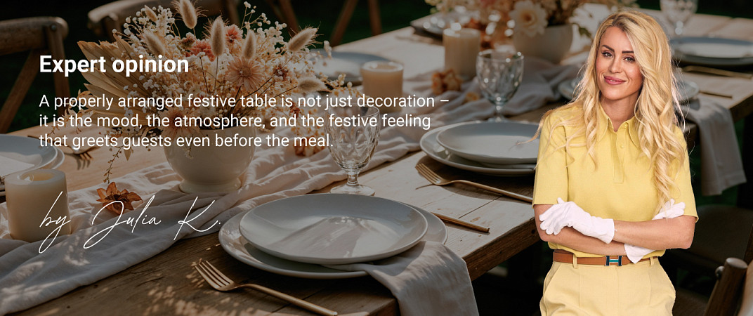 Eksperta viedoklis-galda klājums