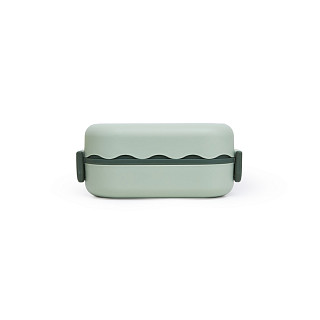 Pusdienu kaste divstāvu 19x9x8,7 cm / 800 ml, zaļa