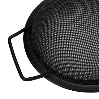 Strainer with handle 16 cm (black), art. 8442