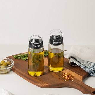 Pudeļu komplekts etiķim un eļļai 2x170 ml