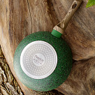 Deep frying pan MALACHITE 28x7 cm with induction bottom (aluminium with non-stick coating)