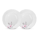 Set of 2 plates MAGNOLIA 20 cm (new bone china)