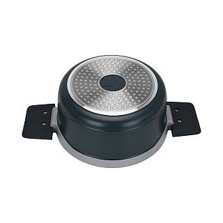 Puodas Luxuria 20x10cm / 2,5l su stikliniu dangteliu (aliuminis)