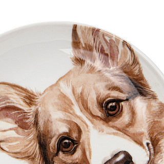 Фарфоровая тарелка 14,5 см Dog