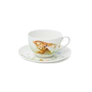 Сup RABBIT 200 ml with saucer (new bone china)