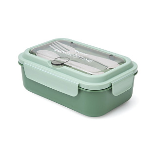 2-compartment lunch box 800 ml / 20.5 × 13.5 × 7.8 cm (plastic)
