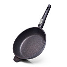 REBUSTO 28x7.4cm gili keptuvė su nuimama rankena (aliuminis)