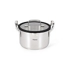 Кастрюля из нержавеющей стали индукционная 2,5 л / 18 см Fabia