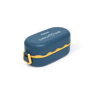 Pusdienu kaste divu nodalījumu 19x9x8 cm 800 ml, zaļa (plastmasa) Pusdienu kaste divu nodalījumu 19x9x8 cm 800 ml, zaļa (plastmasa)