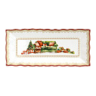 Lėkštė CHRISTMAS EVE stačiakampė 28×12,5 cm (porcelianas), art. 16035