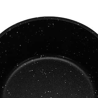 Sauce pan Luxuria 16x8 cm / 1.3 LTR with glass lid with induction bottom (aluminium with non-stick coating)