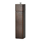 Square Pepper mill 21.5x5 см (Rubber wood body with S/S grinder)