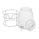 Beverage dispenser 5 LTR with stand (glass)