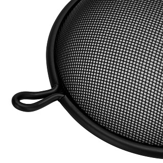 Siets ar rokturi 20 cm (melns), art. 8448