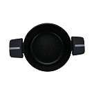 Stockpot Luxuria 20x10 cm / 2.5 LTR with glass lid with induction bottom (aluminium with non-stick coating)