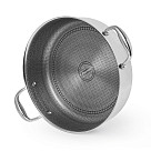 Seklais katls HERITAGE PRO 28x9 cm / 5,5 L ar stikla vāku (nerūsējošais tērauds ar pretpiedeguma pārklājumu)