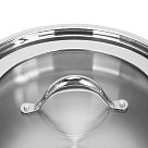 Sautējamā panna ABSOLUTE PRO 26x7,5 cm / 3,9L ar stikla vāku (nerūsējošais tērauds)