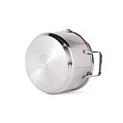 Кастрюля из нержавеющей стали индукционная 4,5 л / 22 см Fabia