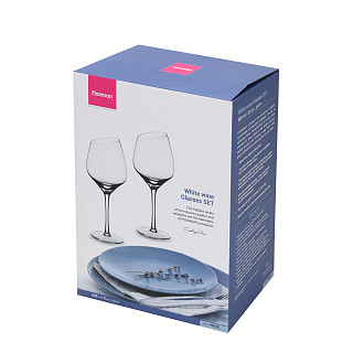Baltvīna glāžu komplekts 520 ml x 2 gab. (stikls)