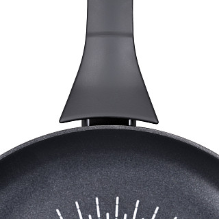 Deep frying pan Velia 26x7 cm with induction bottom (aluminium with non-stick coating)