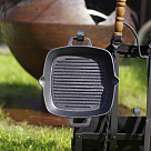Square grill pan 26x5.3 cm (cast iron)